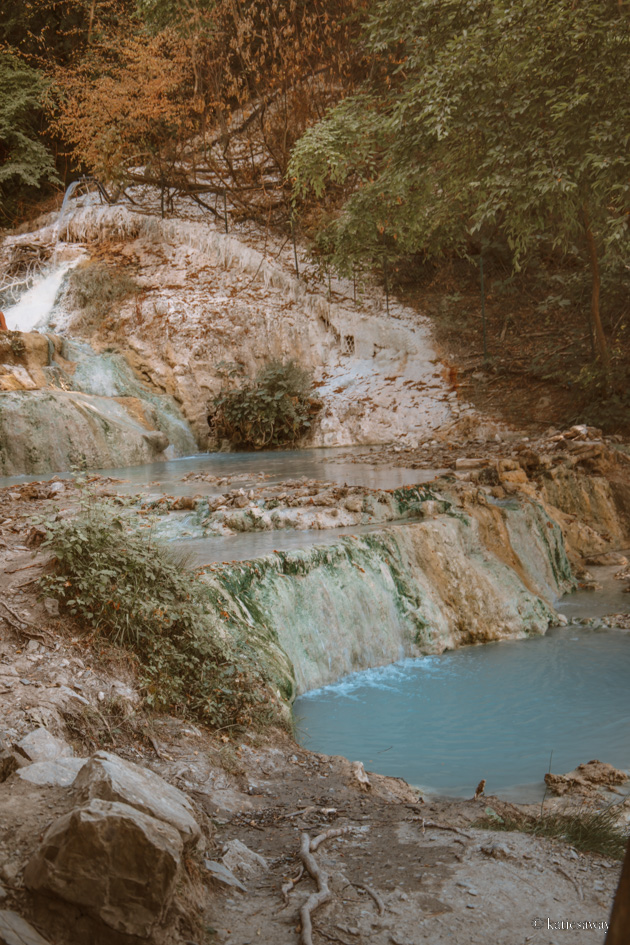 Bagni San Filippo hot springs near manciano tuscany