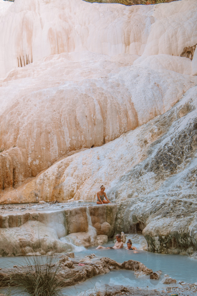 Bagni San Filippo hot springs near manciano tuscany