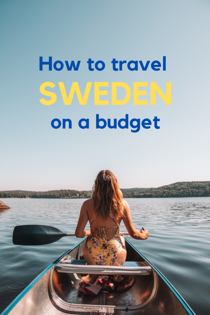 Sweden on a budget Pinterest pin