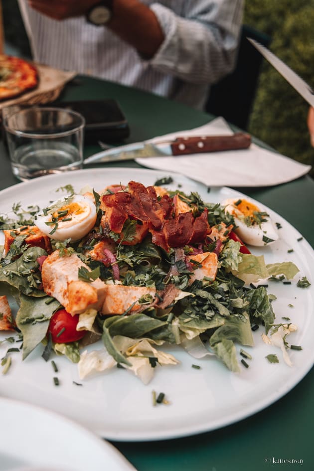 caesar salad from the best restaurant in simrishamn