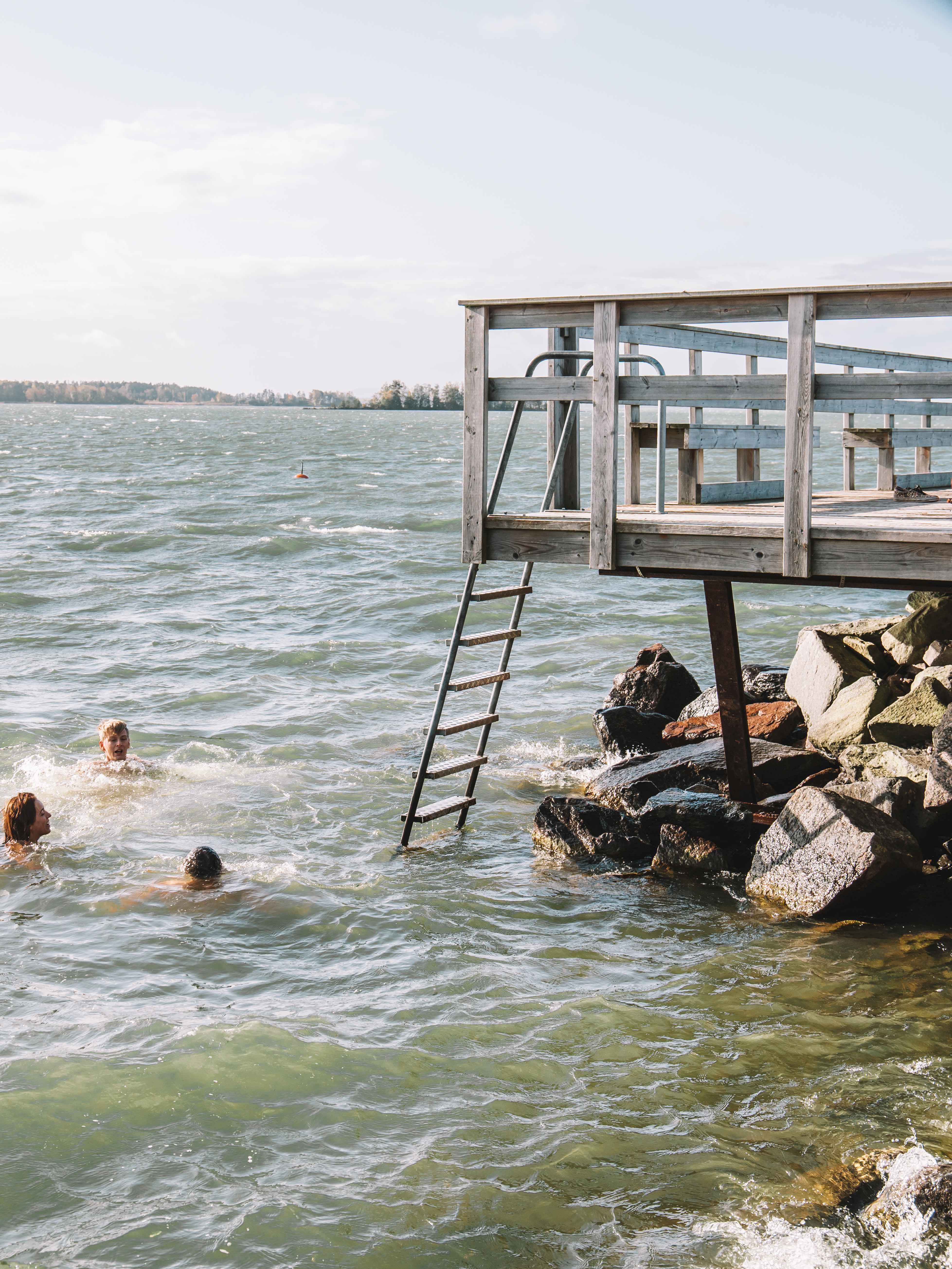 Swimming in mariestad