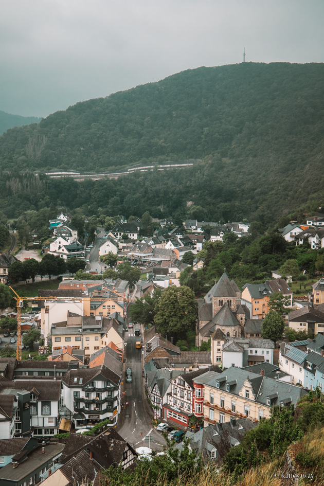 View over Altenahr, Germany