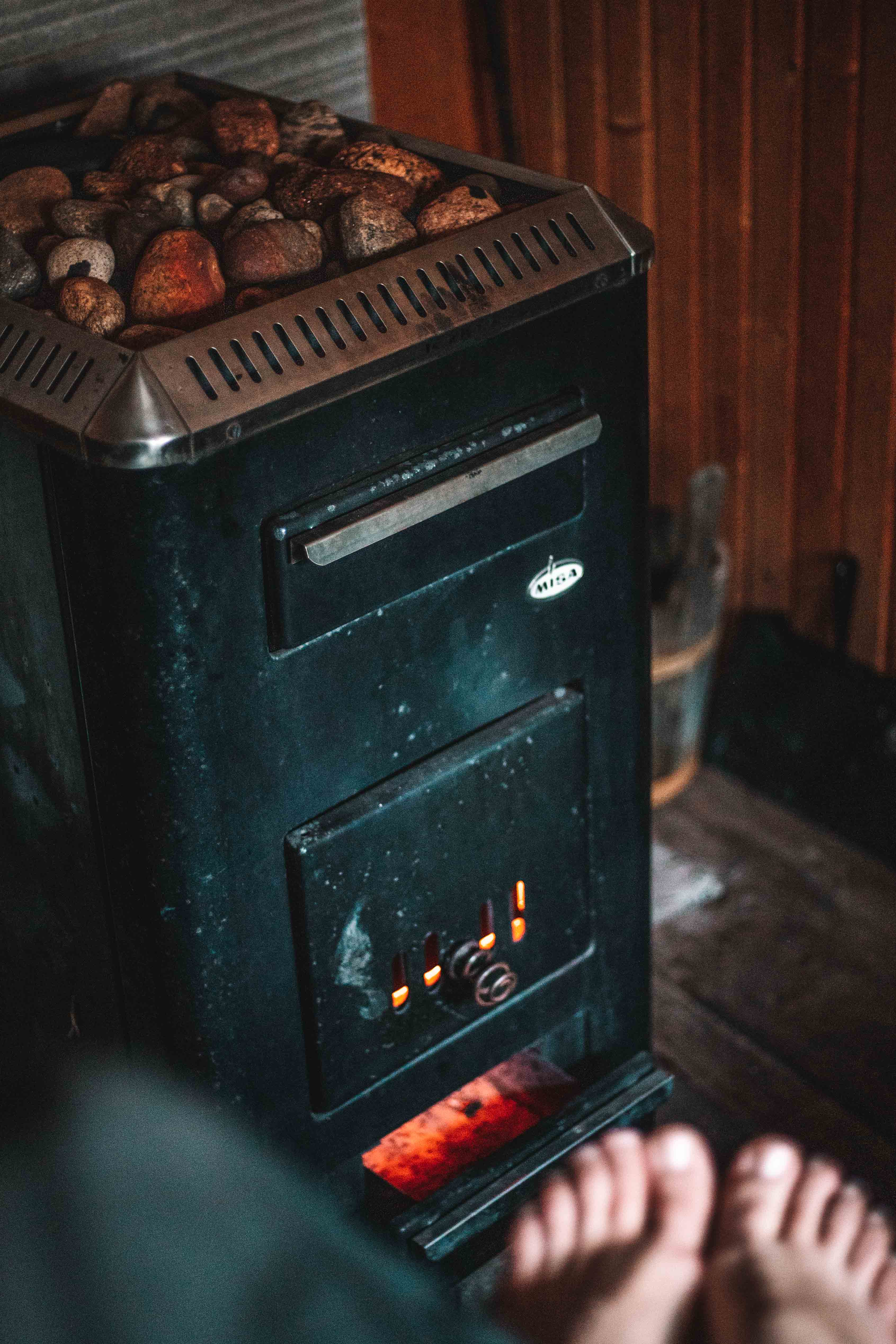 sauna in northern sweden