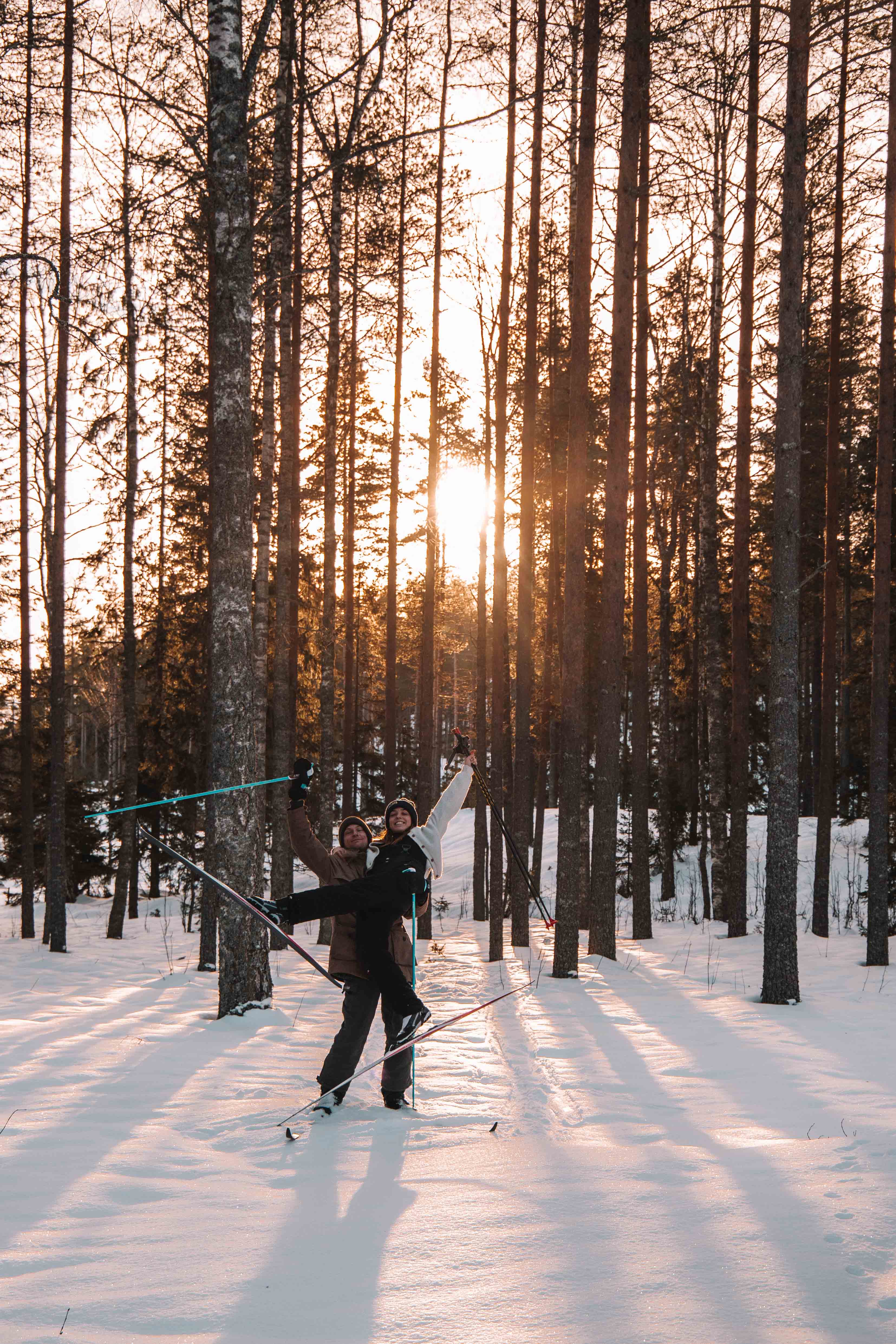 cross country skiing in umeå