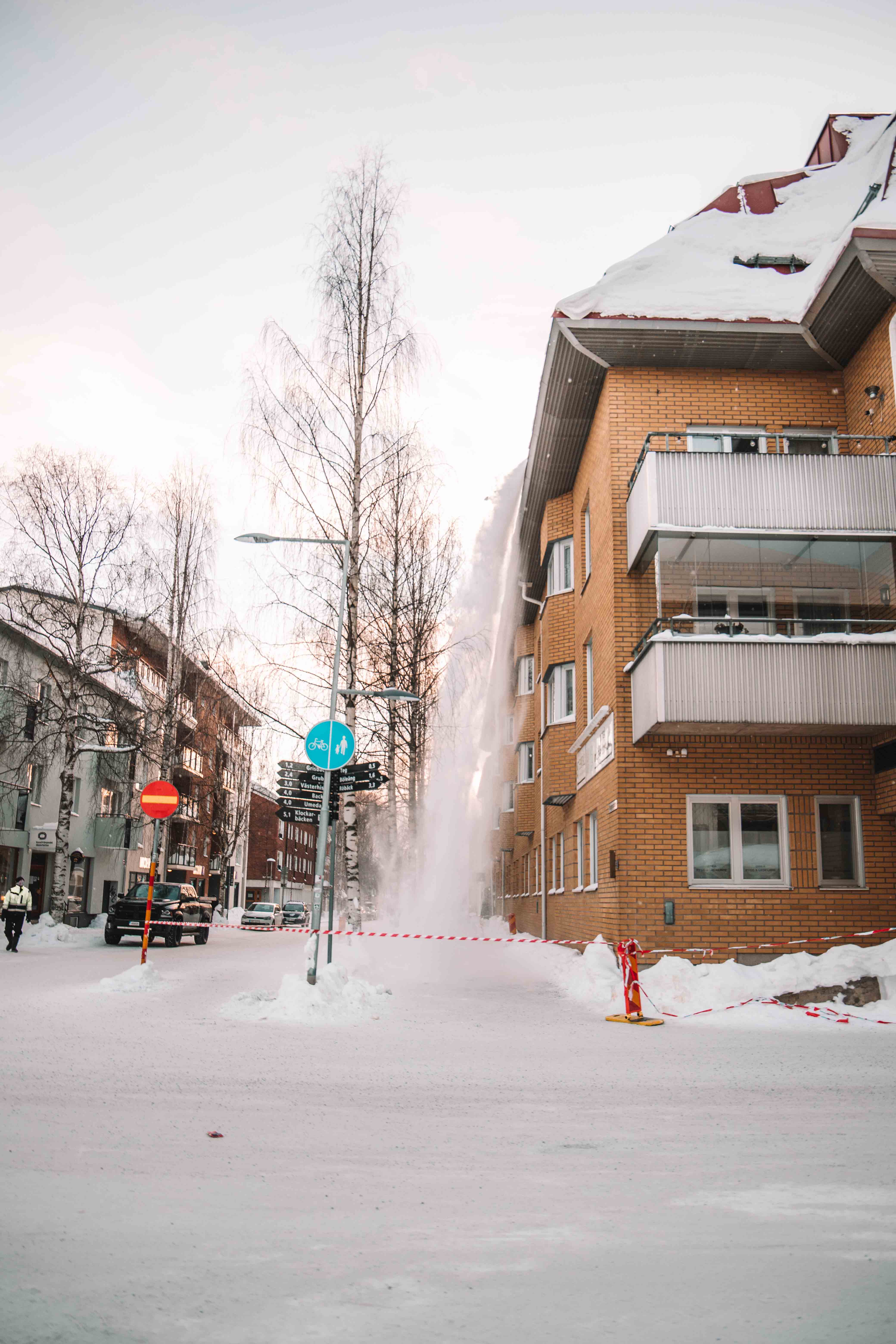 Umeå in the winter city photographs