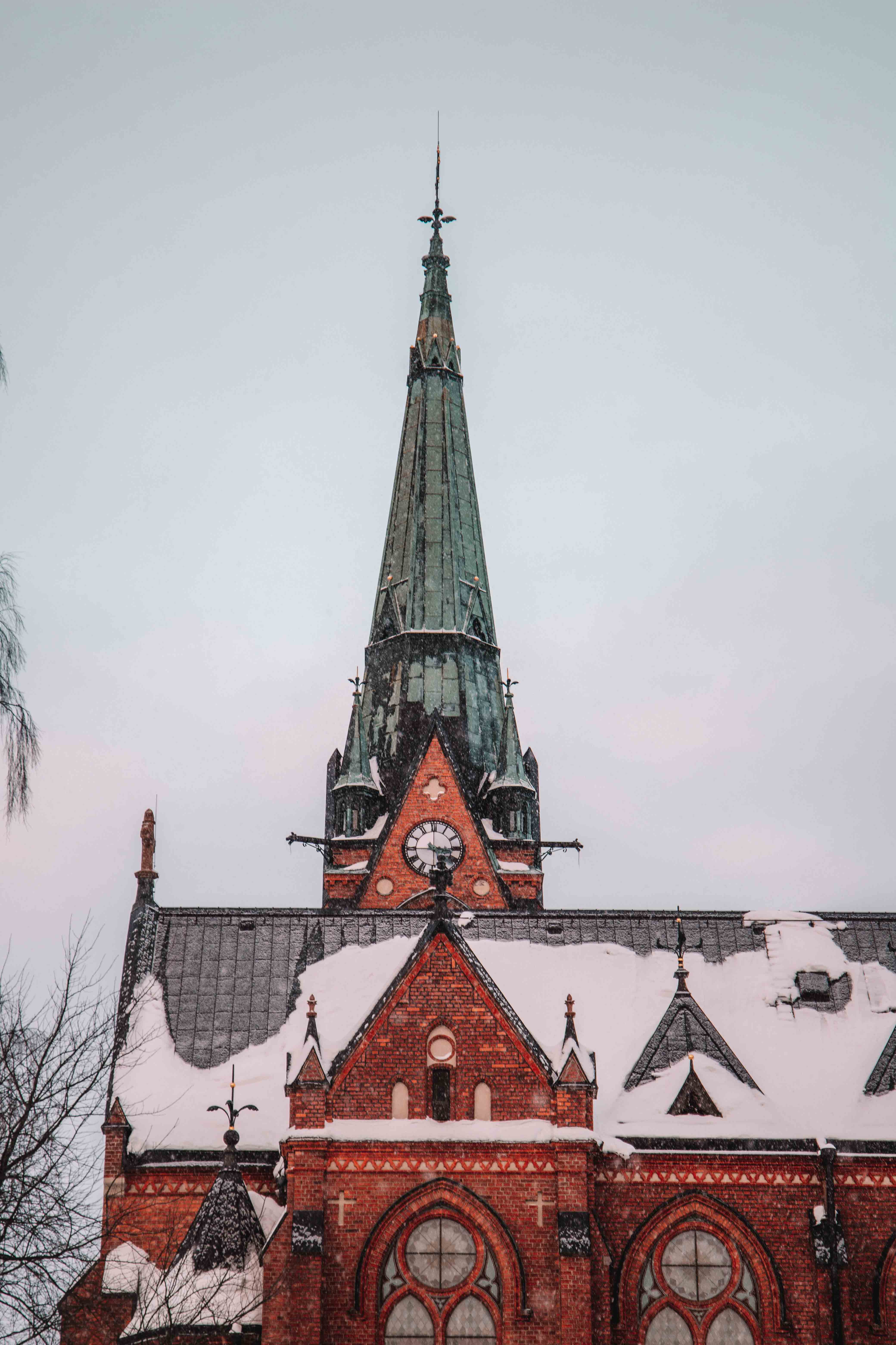 Umeå in the winter city photographs