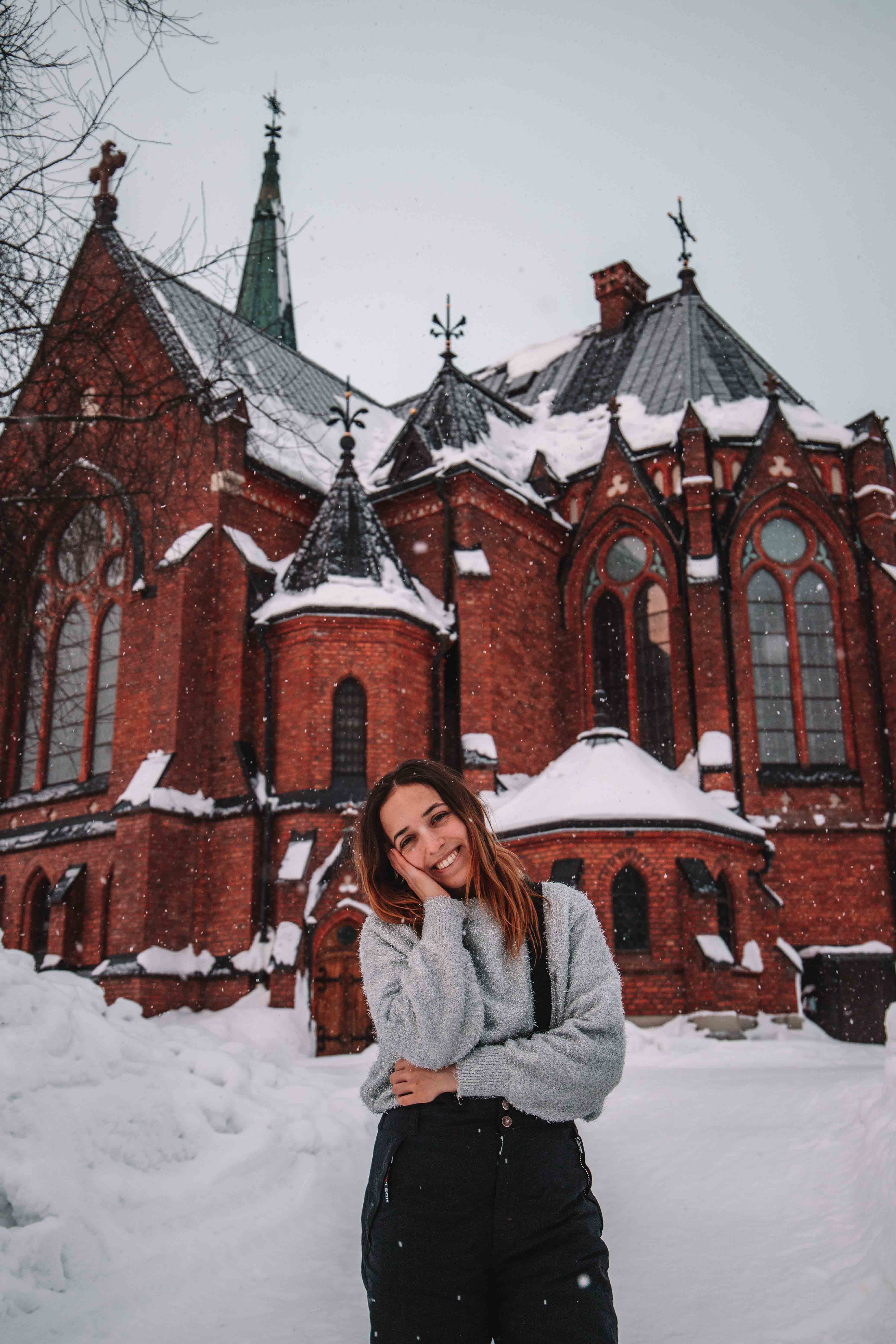 Umeå in the winter city photographs