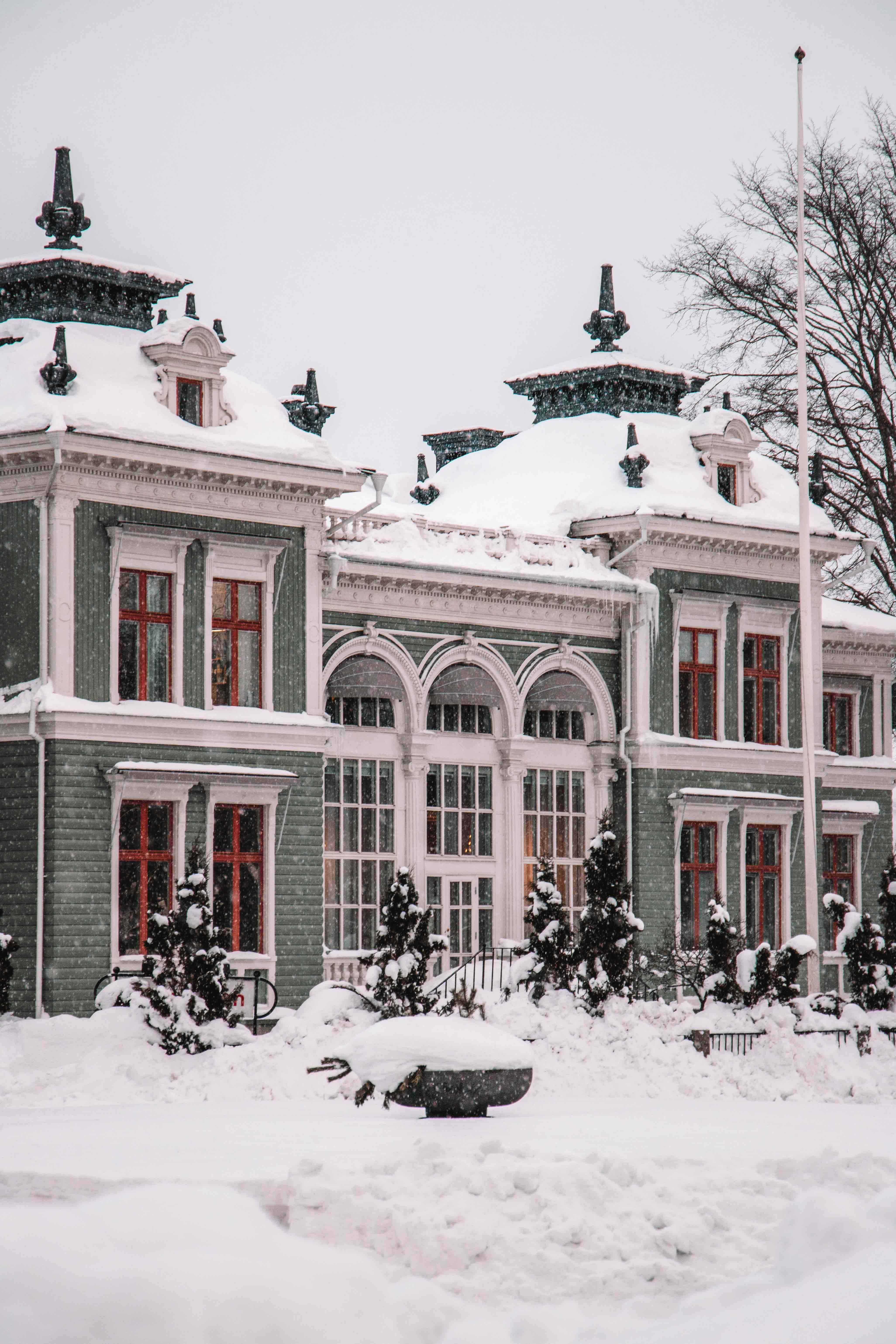 Umeå in the winter city photographs