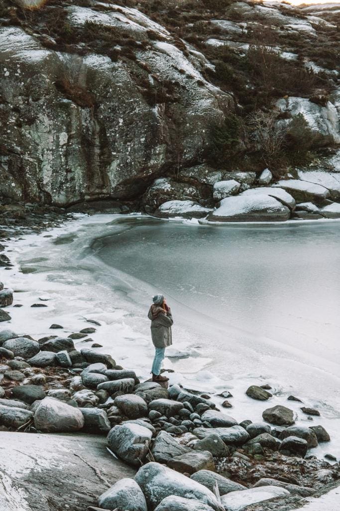 Sweden west coast in winter