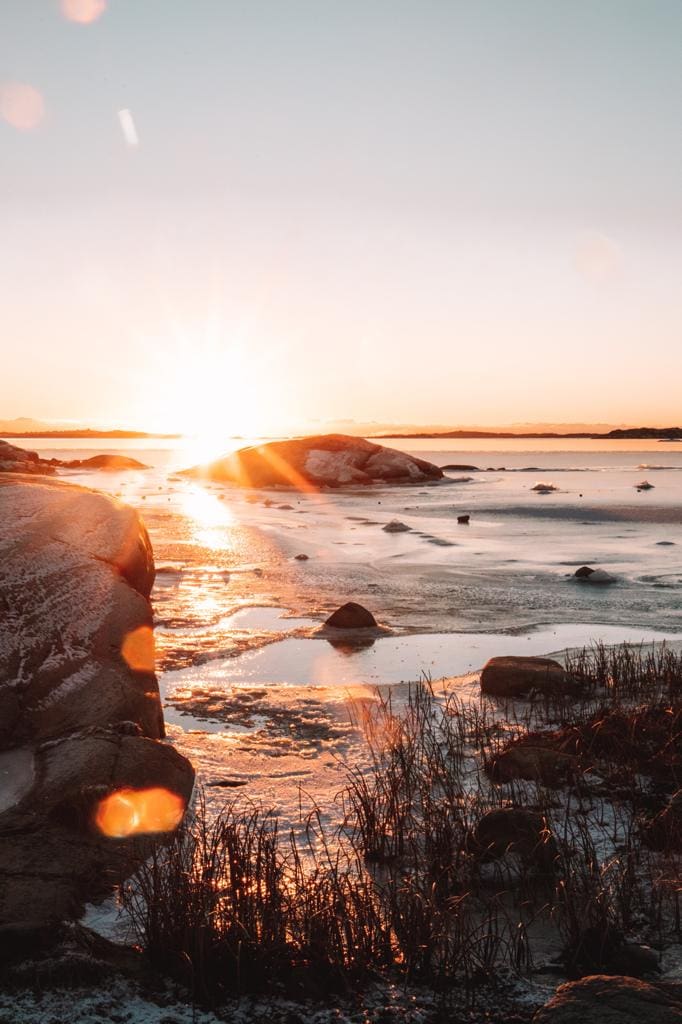 Sweden west coast in winter