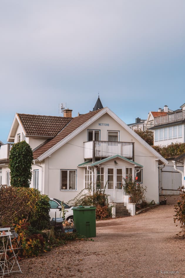 white wooden houses mölle sweden