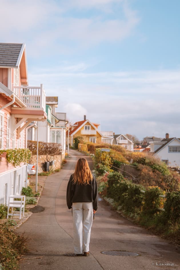 Colourful houses in mölle