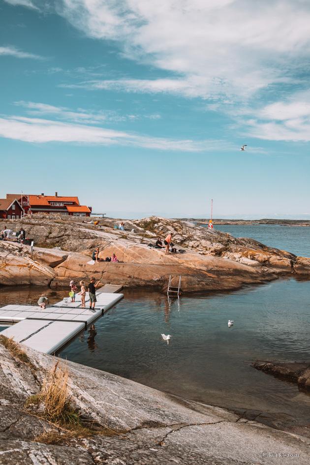 Bathing spot on  Käringön Sweden