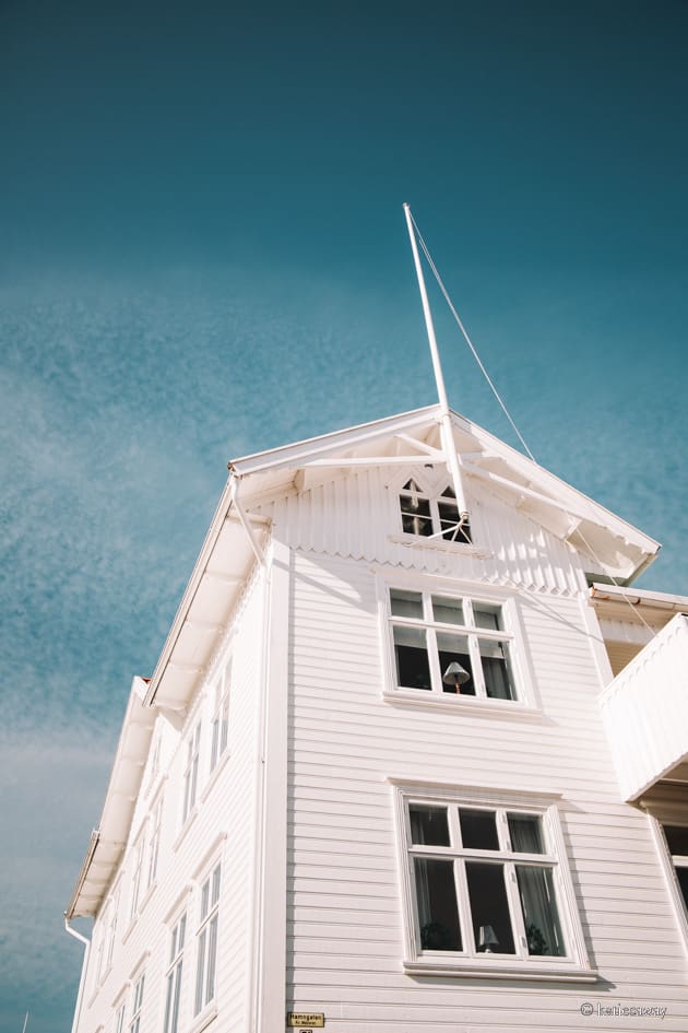 white pretty house marstrand sweden