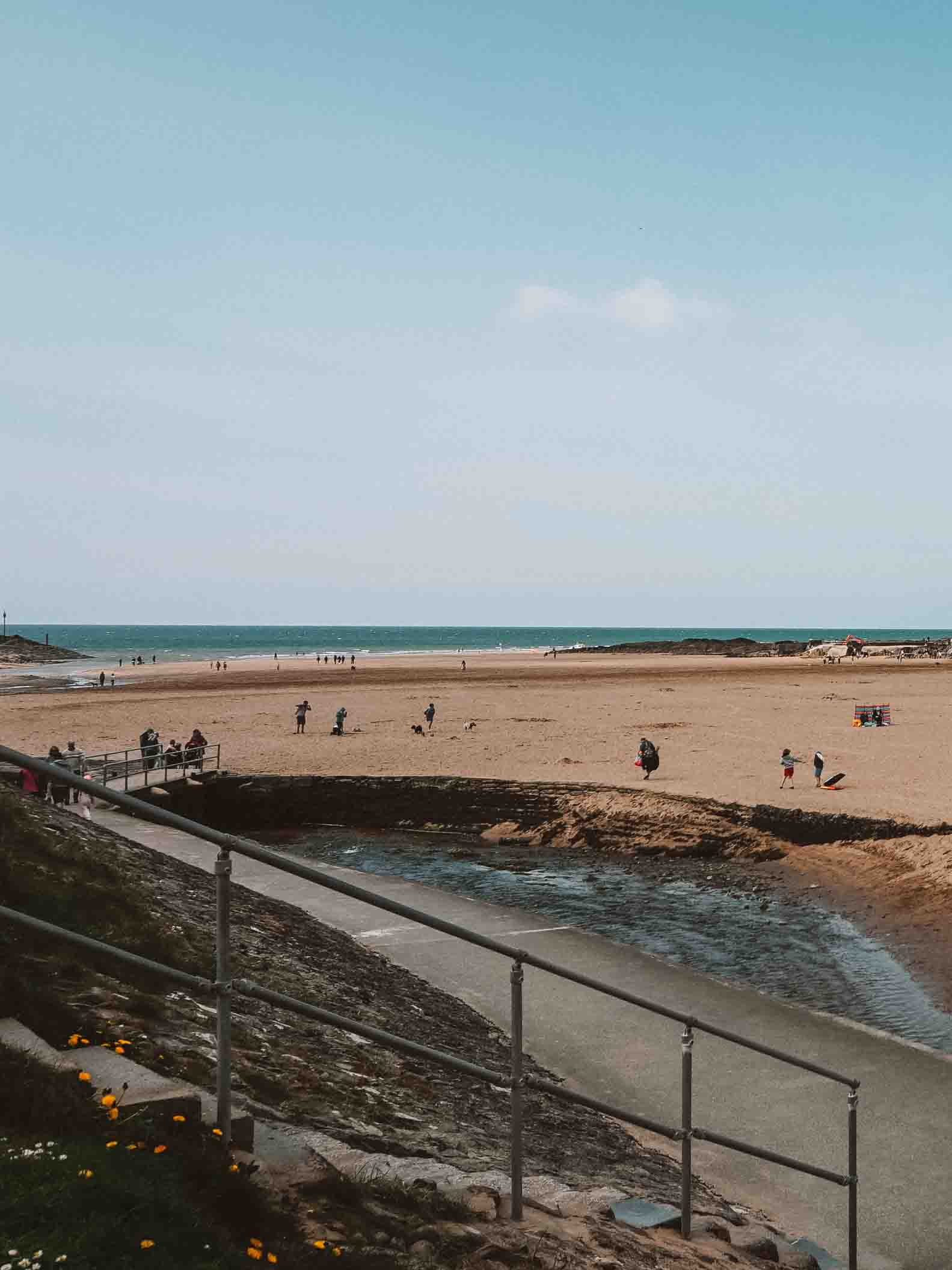 bude canal and beach cornwall