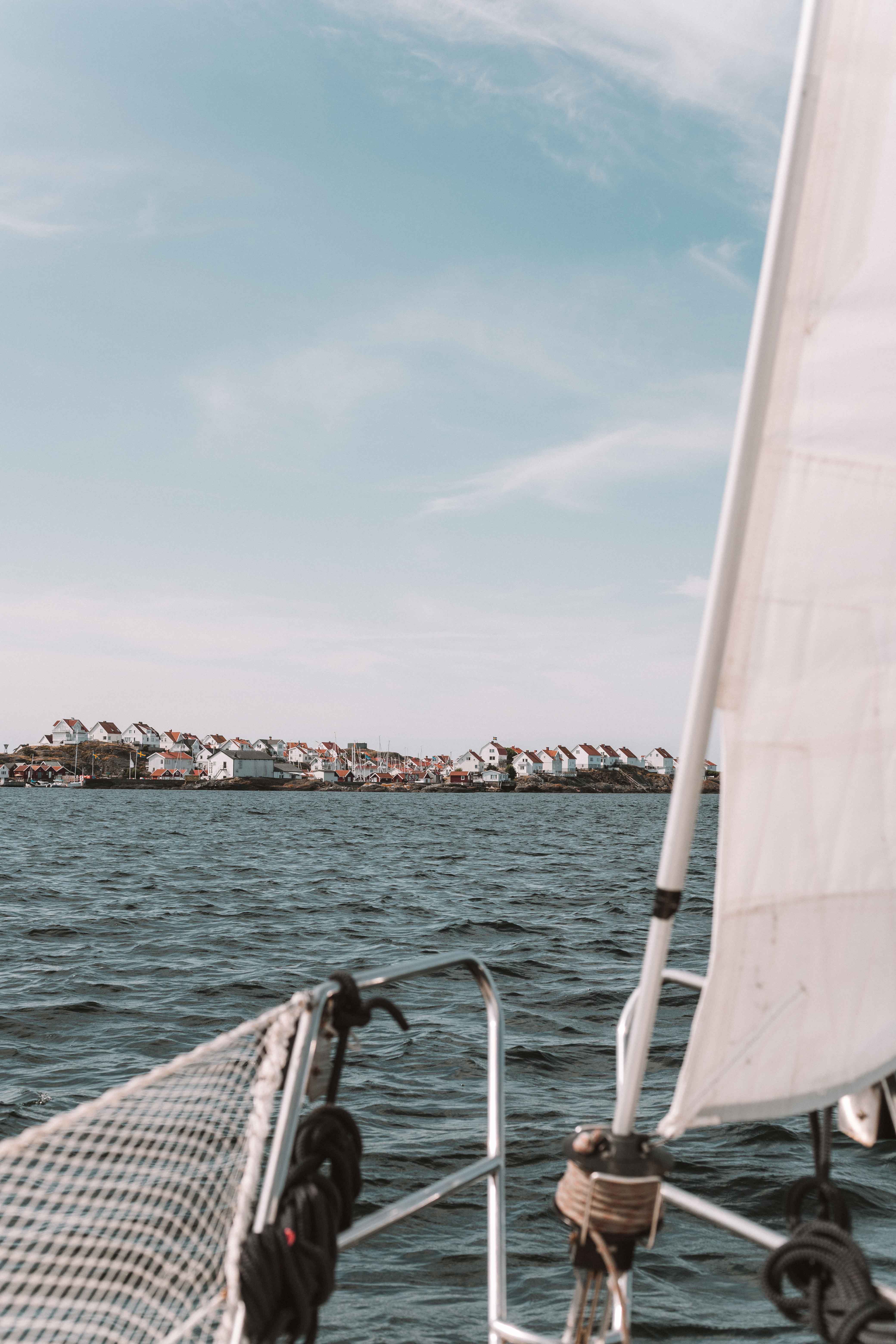 island hopping sailing to dyrön west sweden