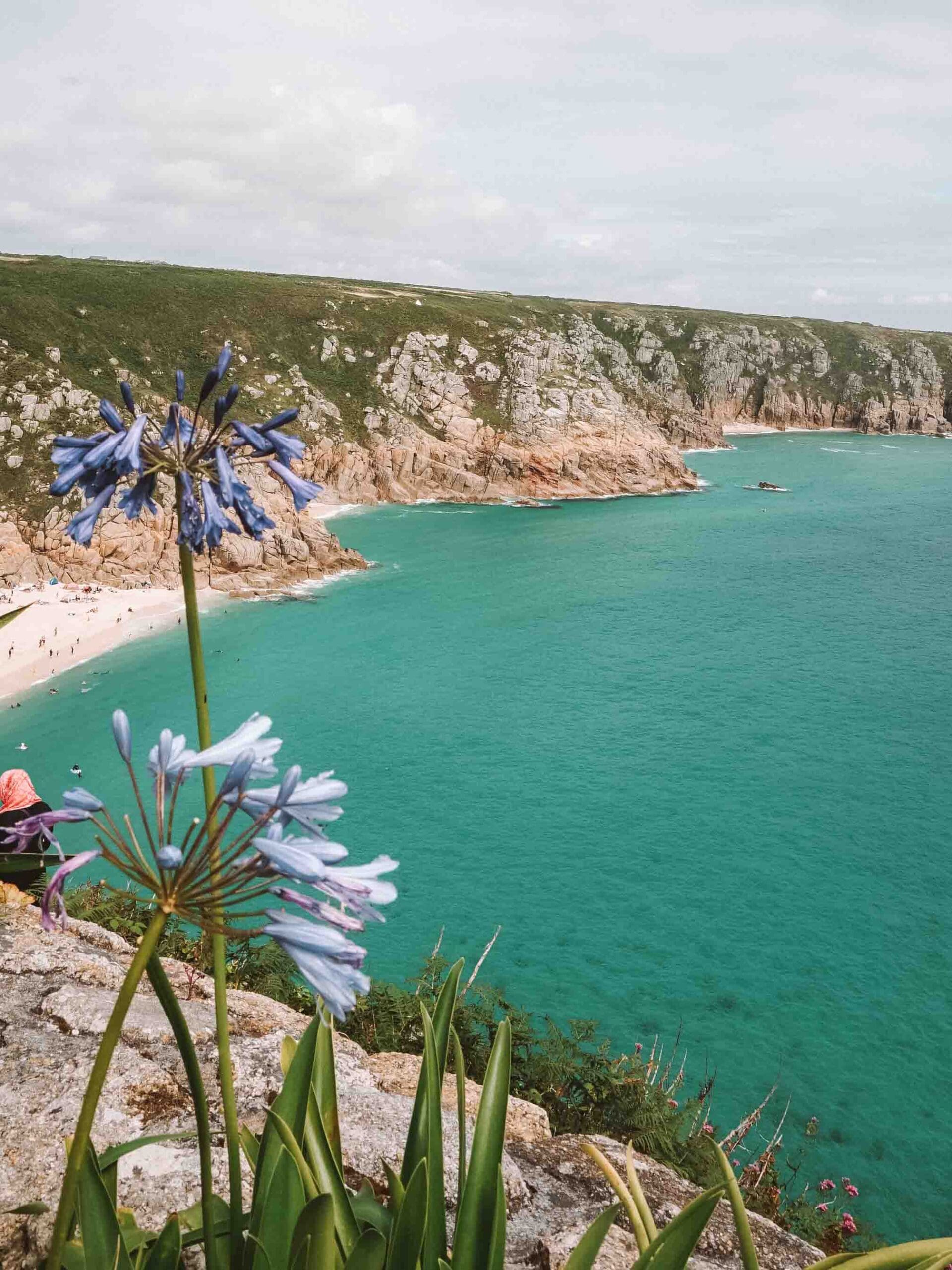 porthcurno beach, cornwall