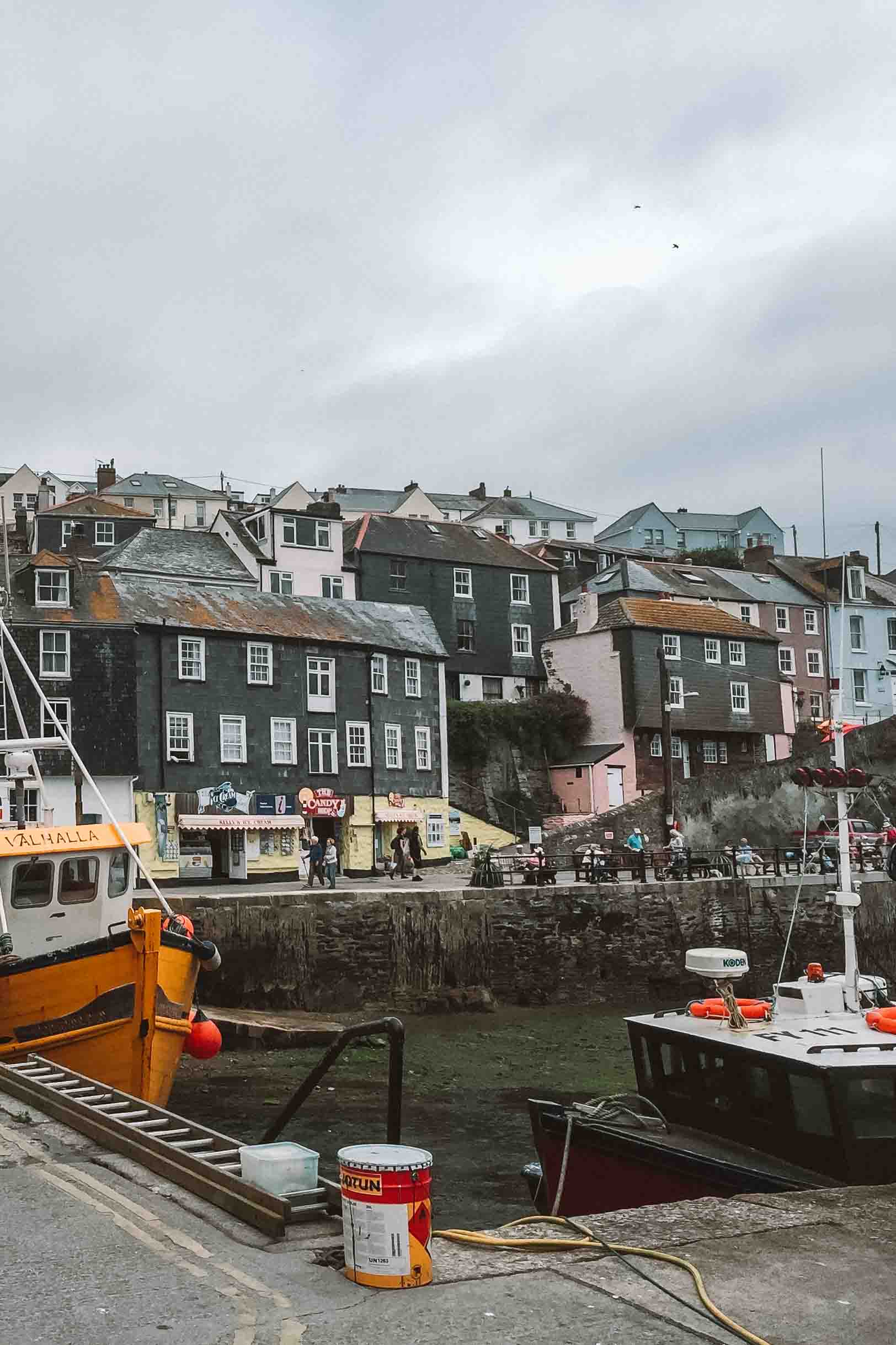 mevagissey harbour, cornwall