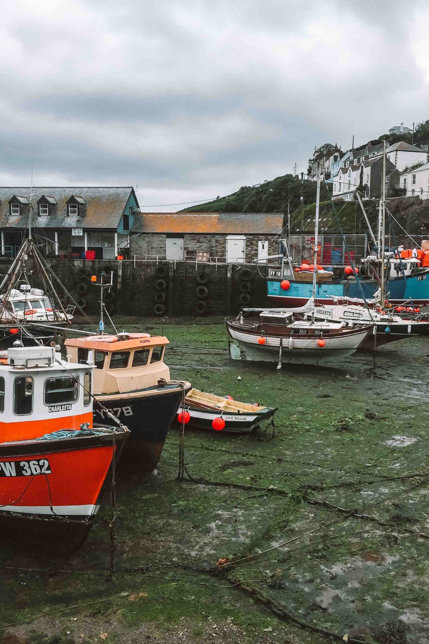 mevagissey harbour, cornwall