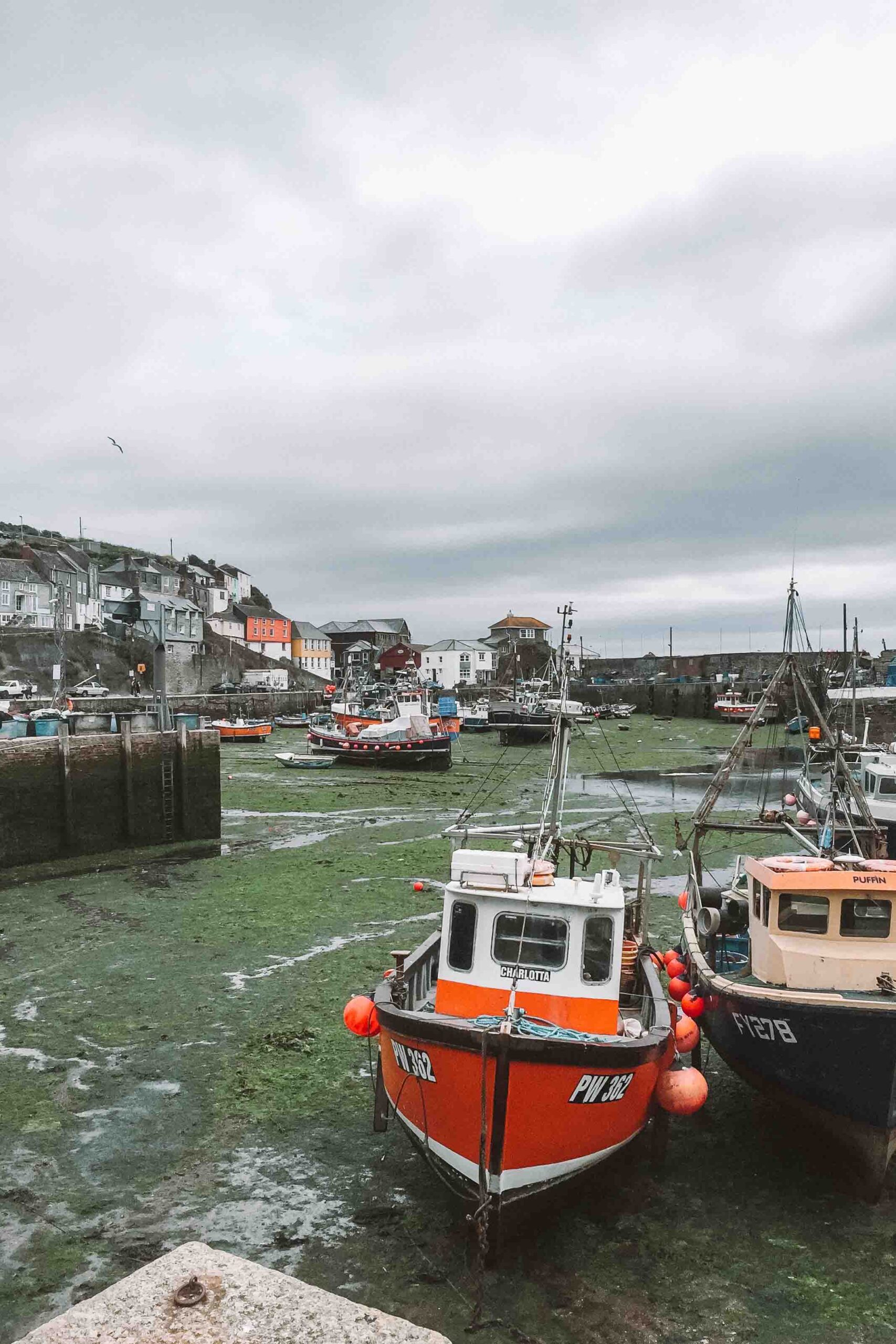 mevagissey harbour, cornwall