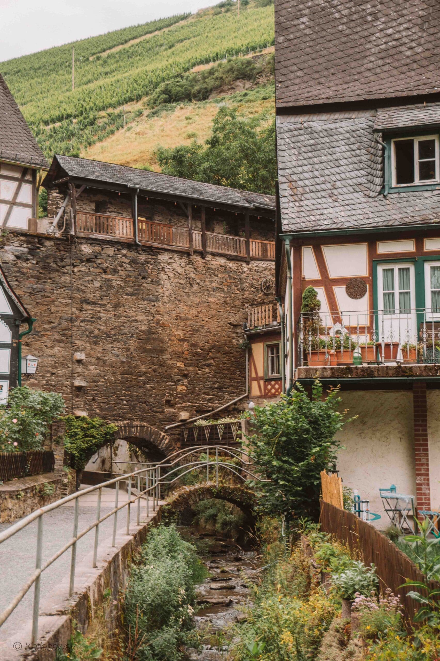 Marktturm, bacharach, rhine river germany