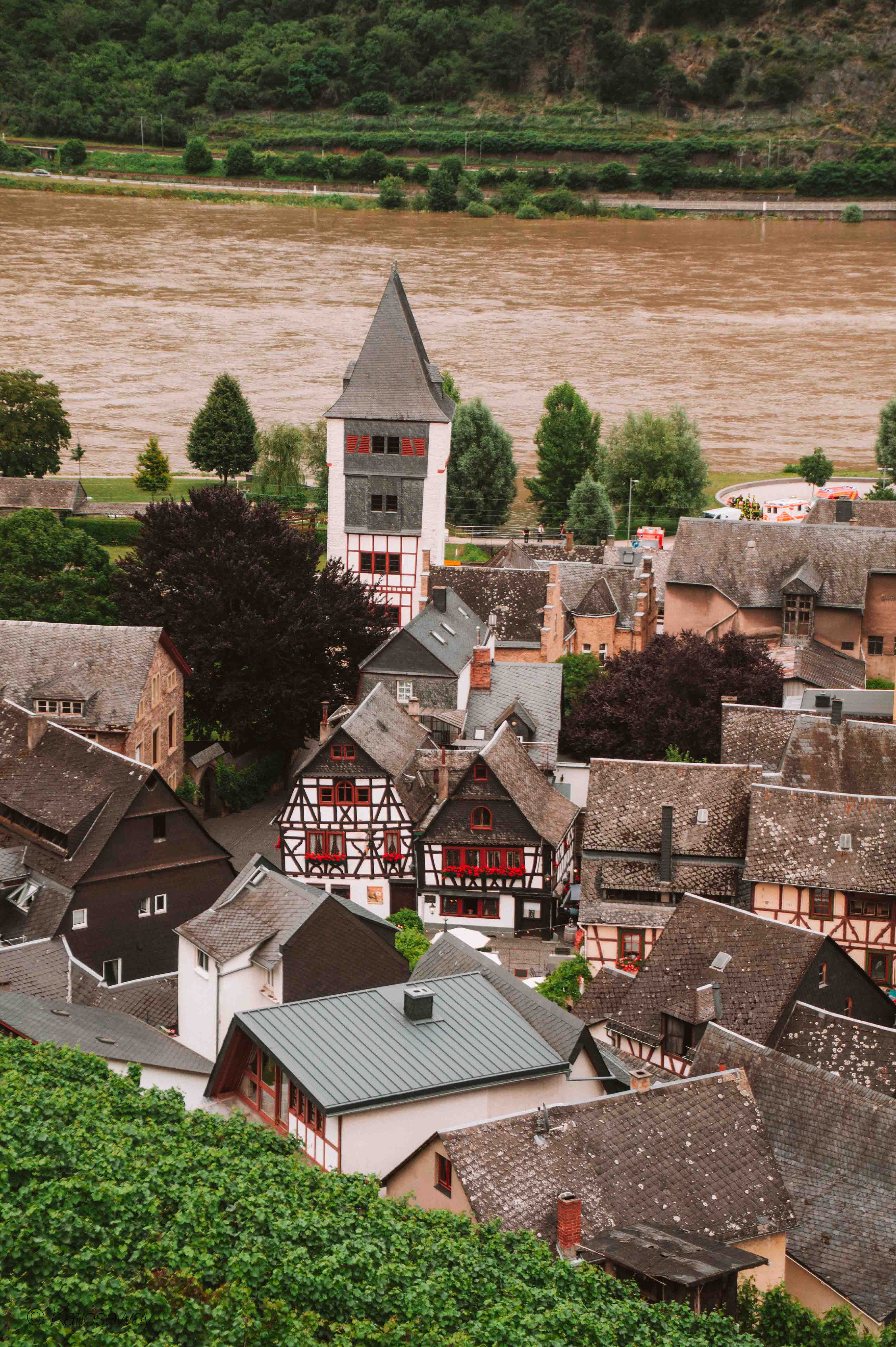 Postenturm - viewpoint over bacharach