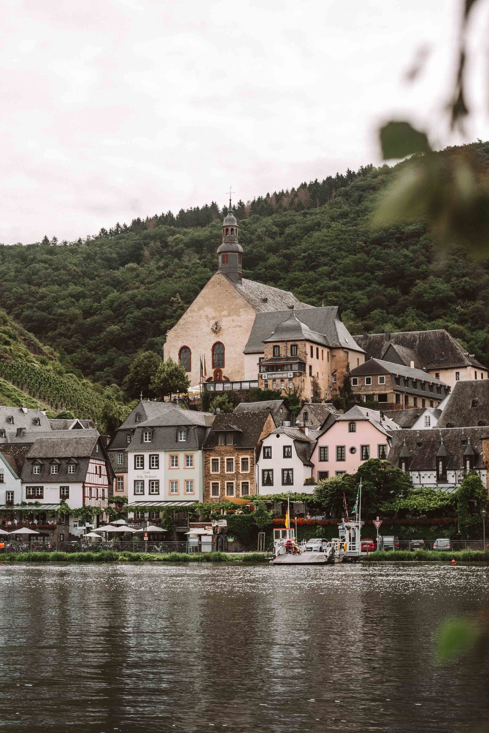 beautiful view across the mosel river