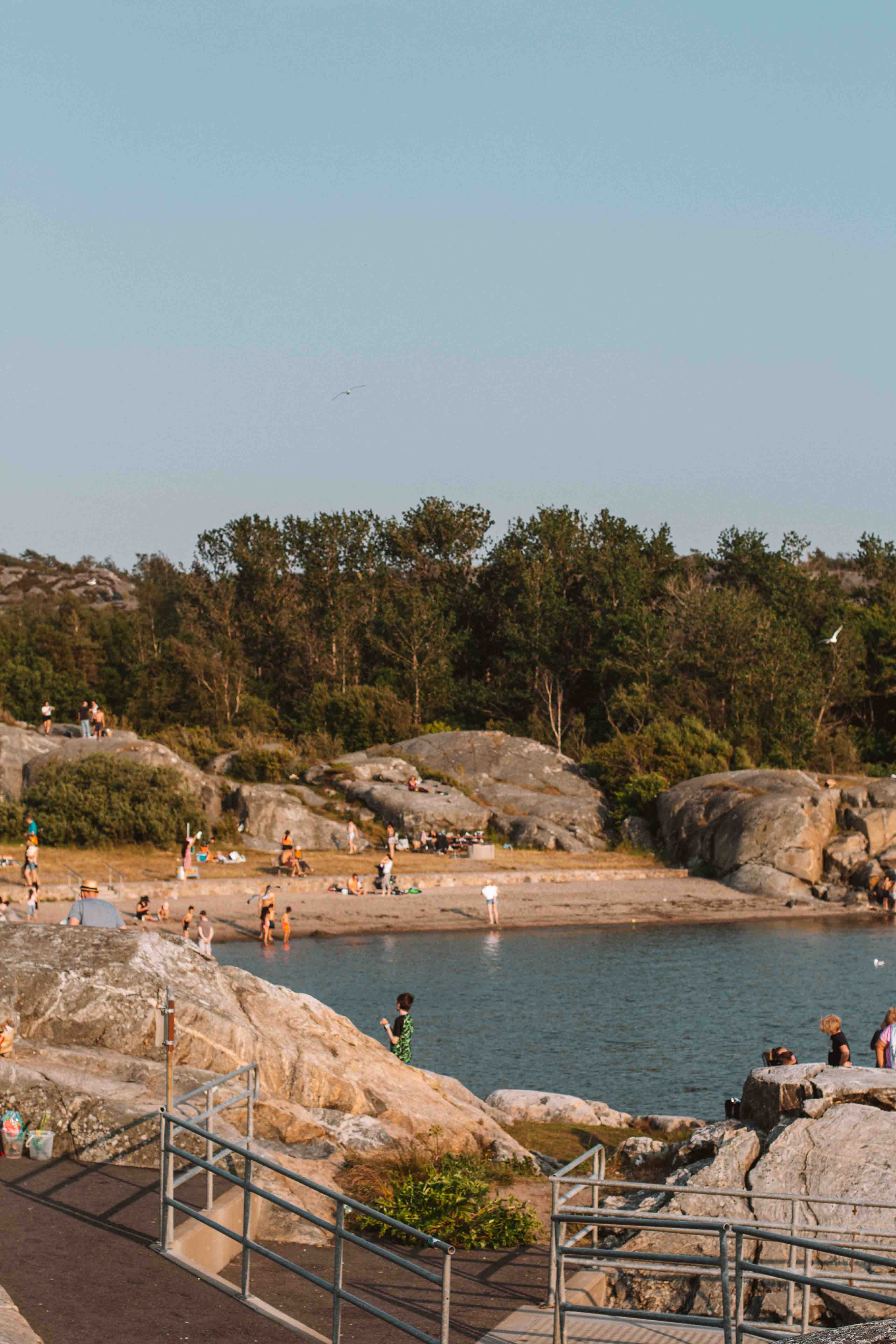 silviksbadet sandy beach gothenburg