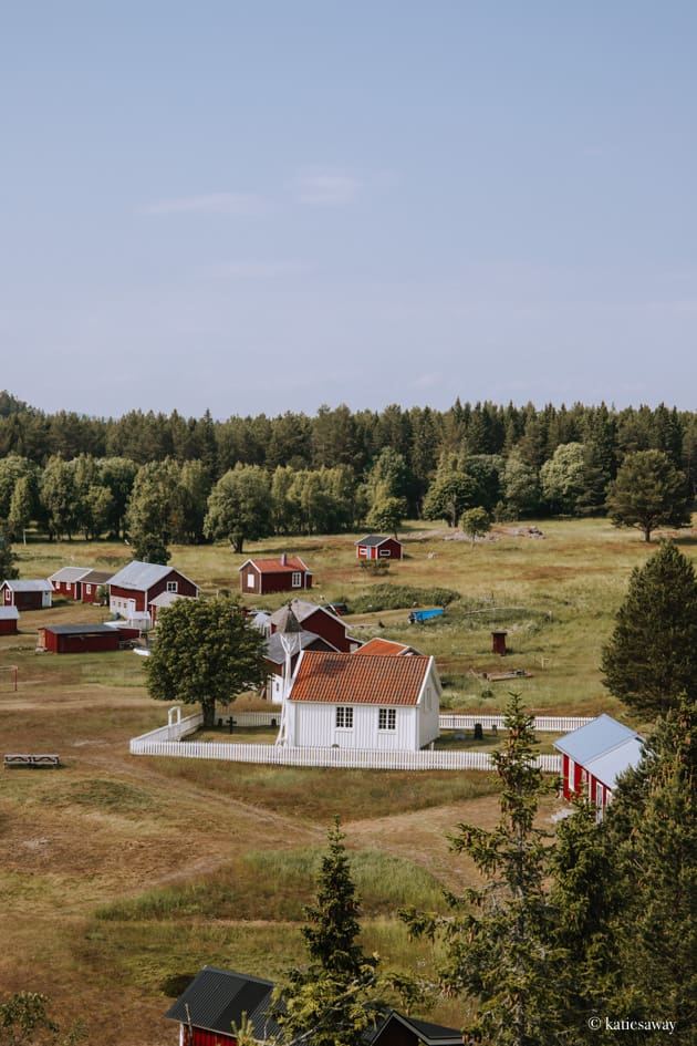 the view from Flaggberget Trysunda