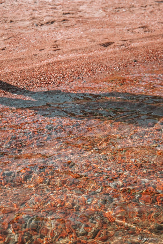 the red sand of Rödskateviken and Bockviken Trysunda