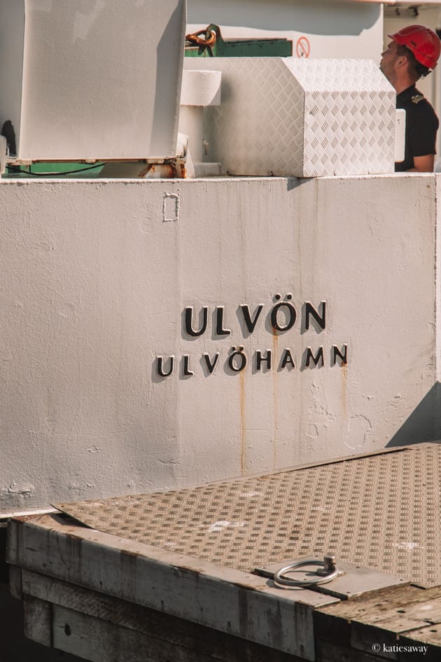 ulvön boat