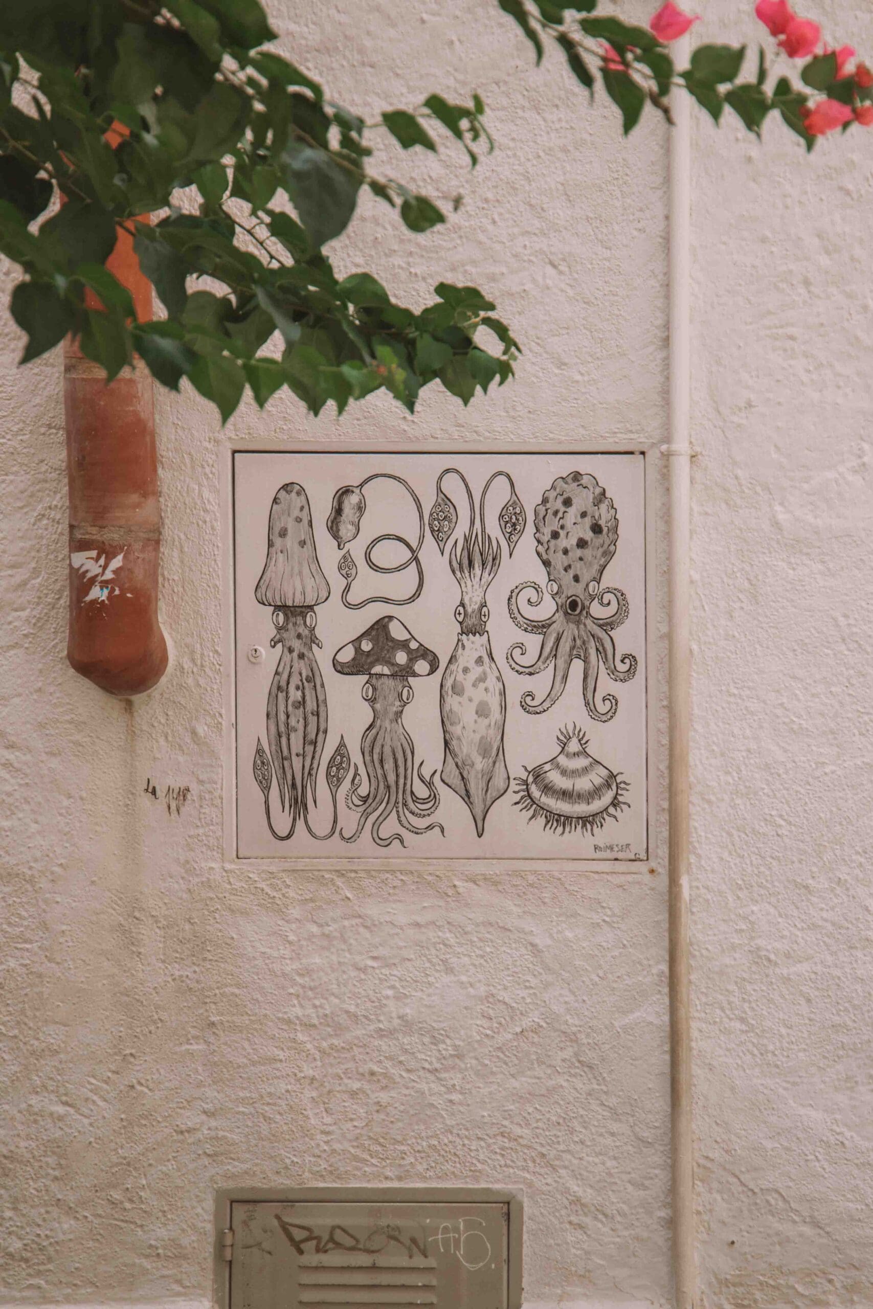 street art in cadaques