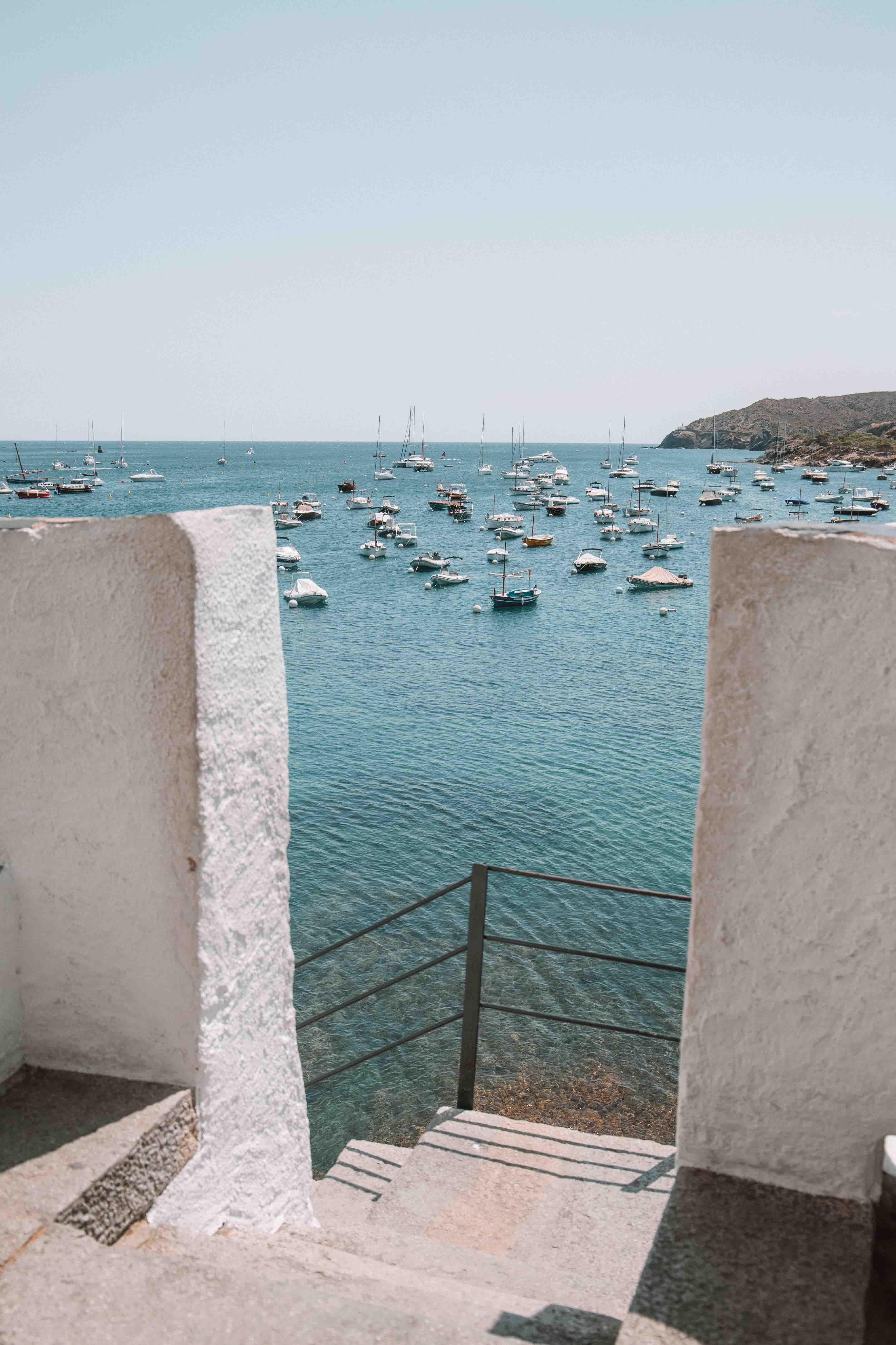 blue sea and white building in cadaques