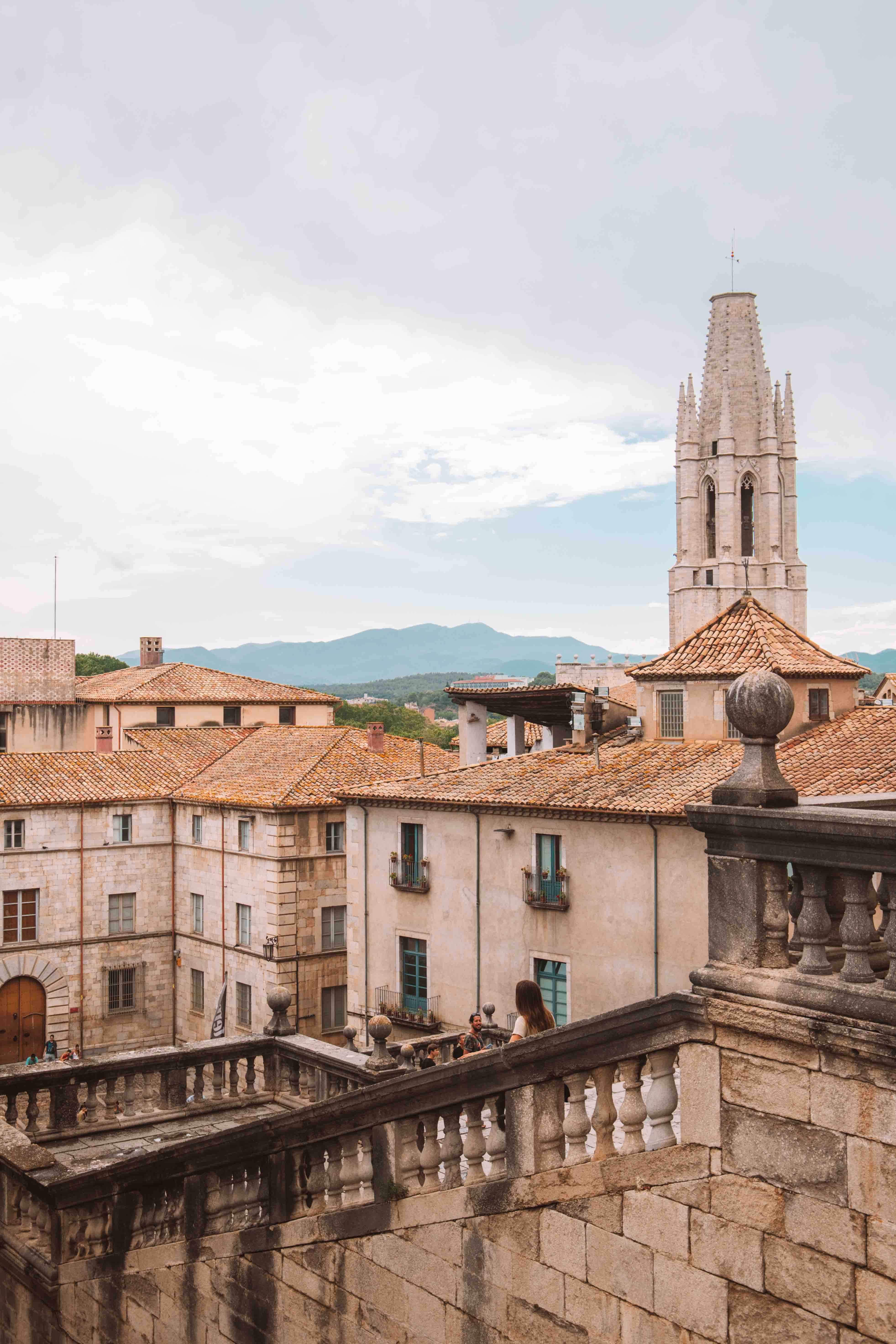 outside of girona cathedral