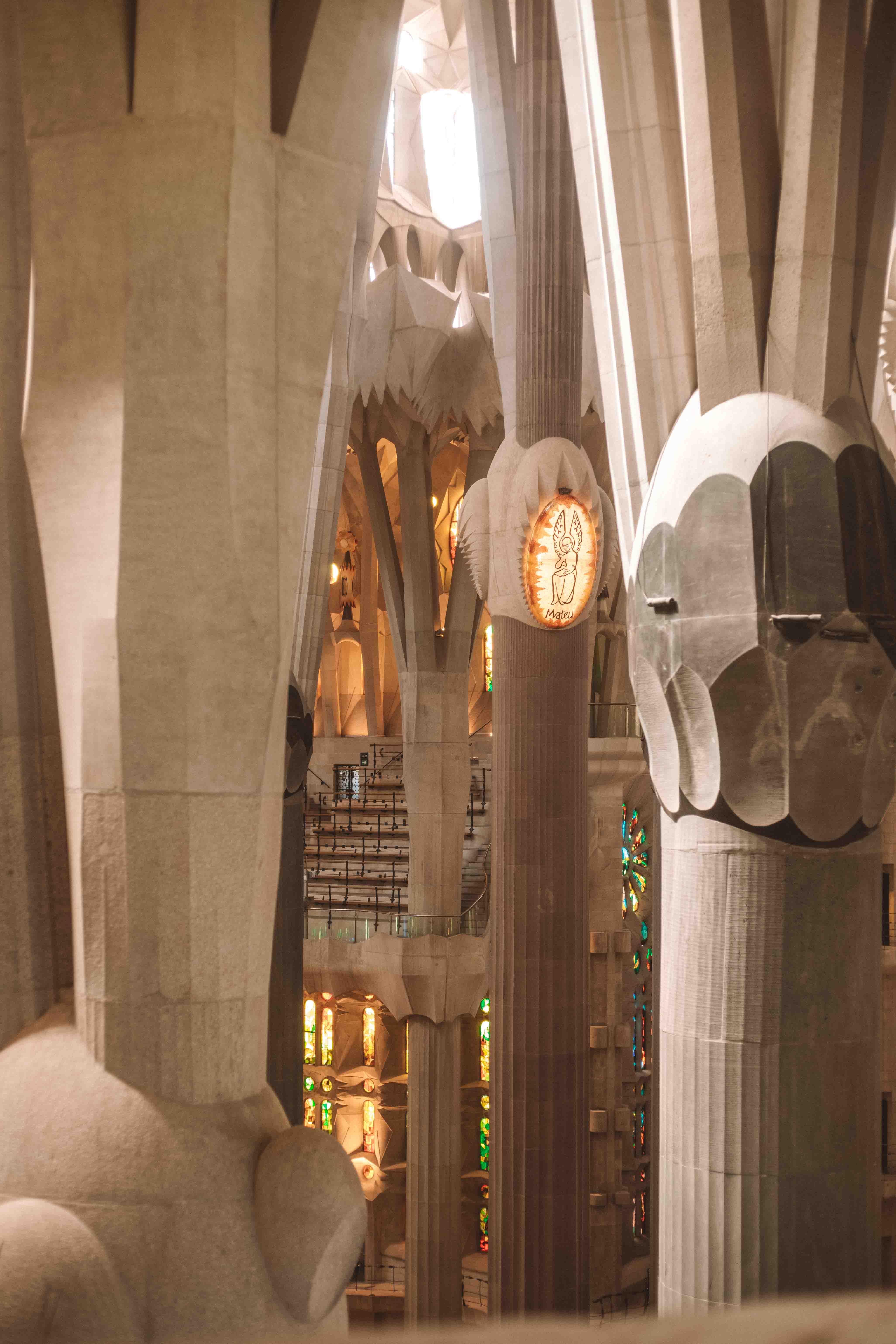 inside la sagrada familia barcelona