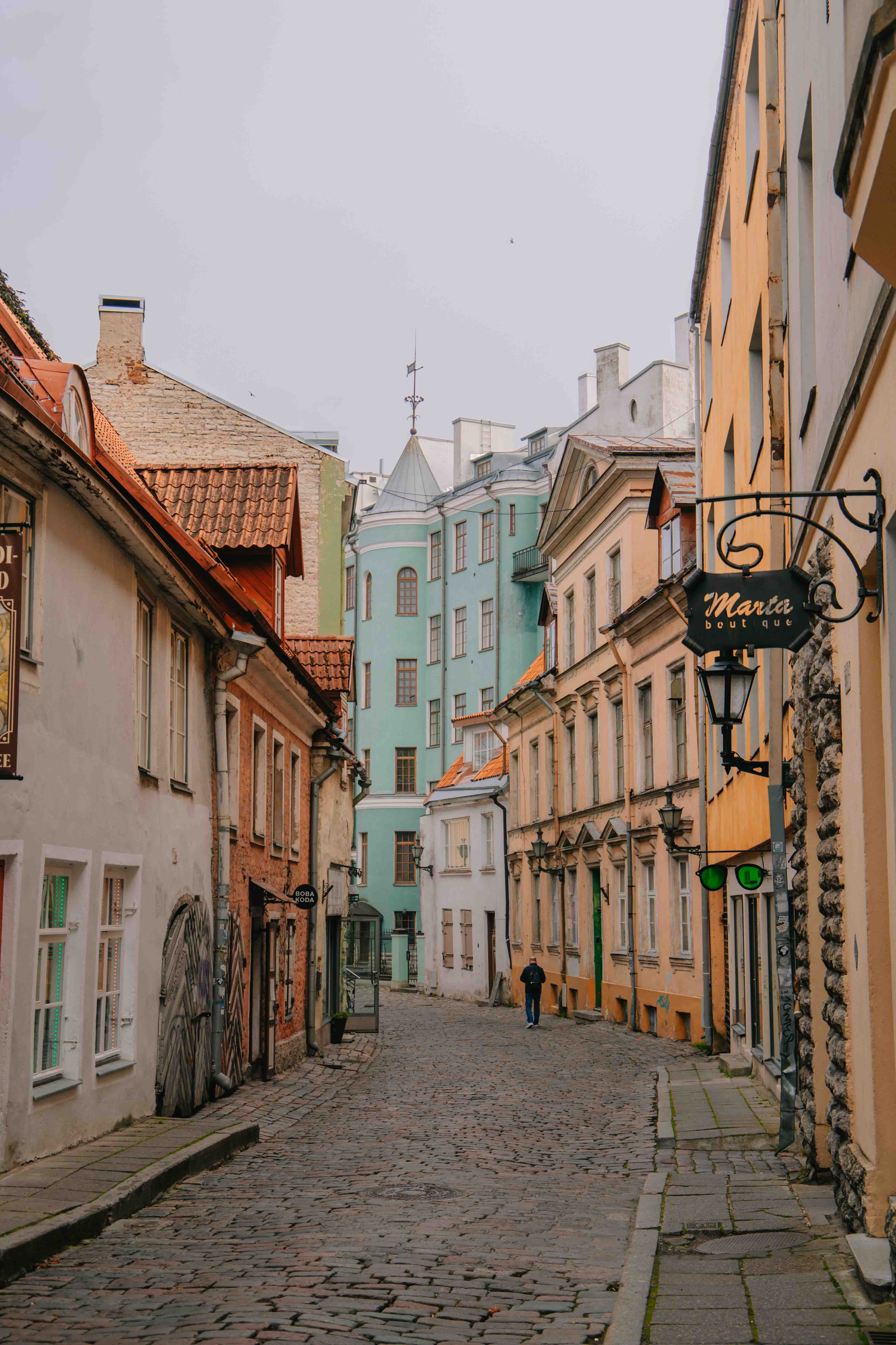 pretty street in Tallinn
