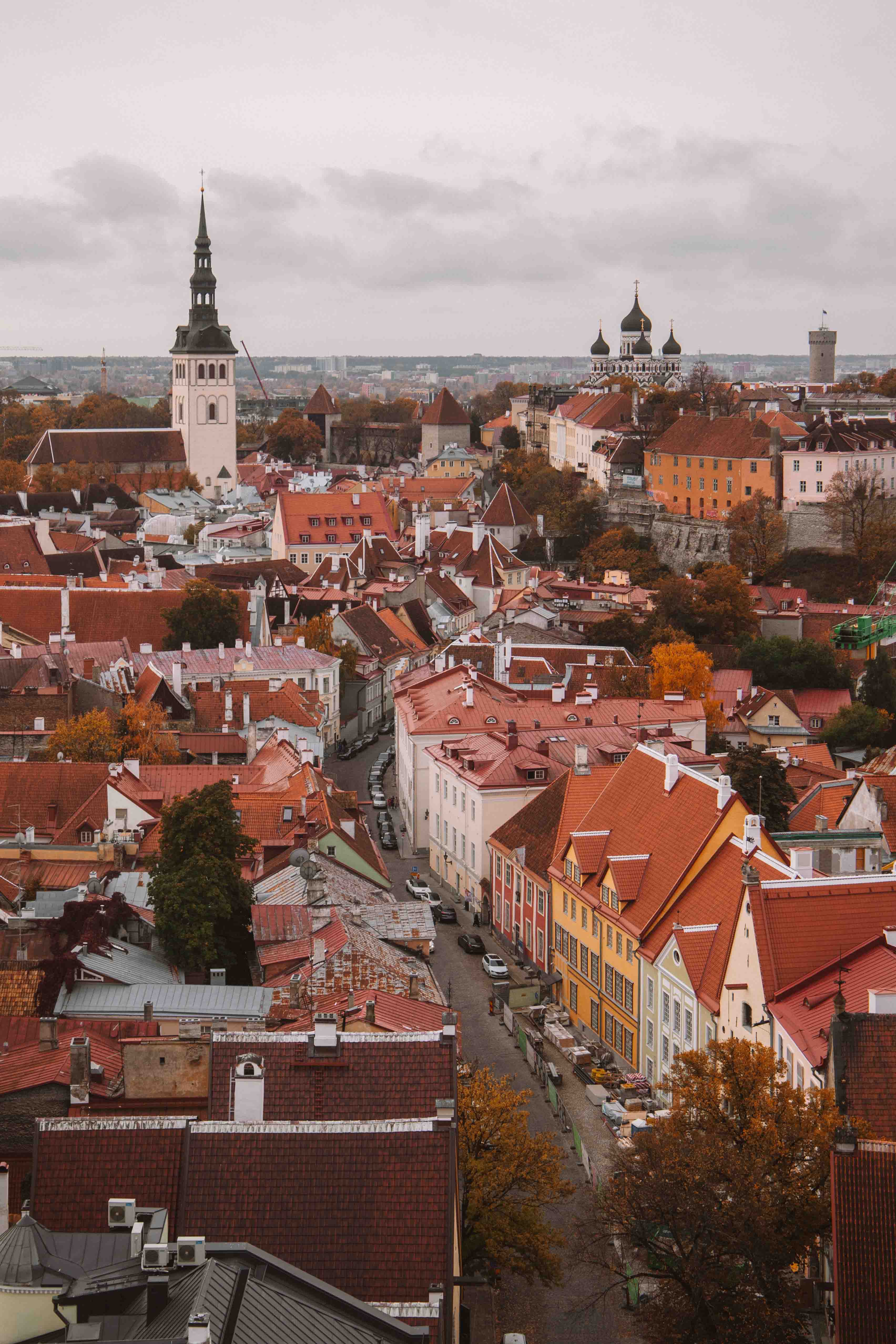 View from St Olav's Church, tallinn