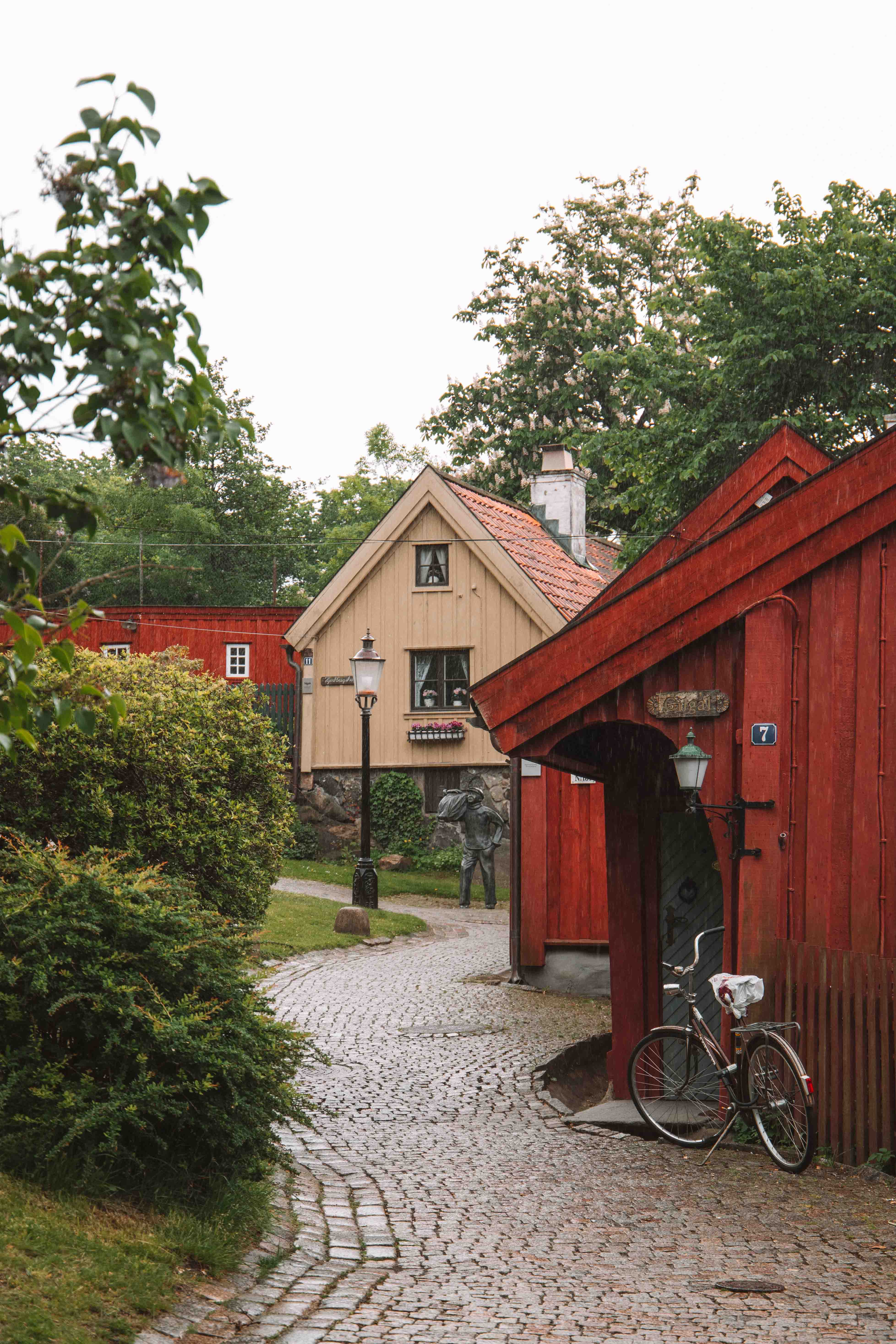 red house at Gathenhielm Cultural Reserve