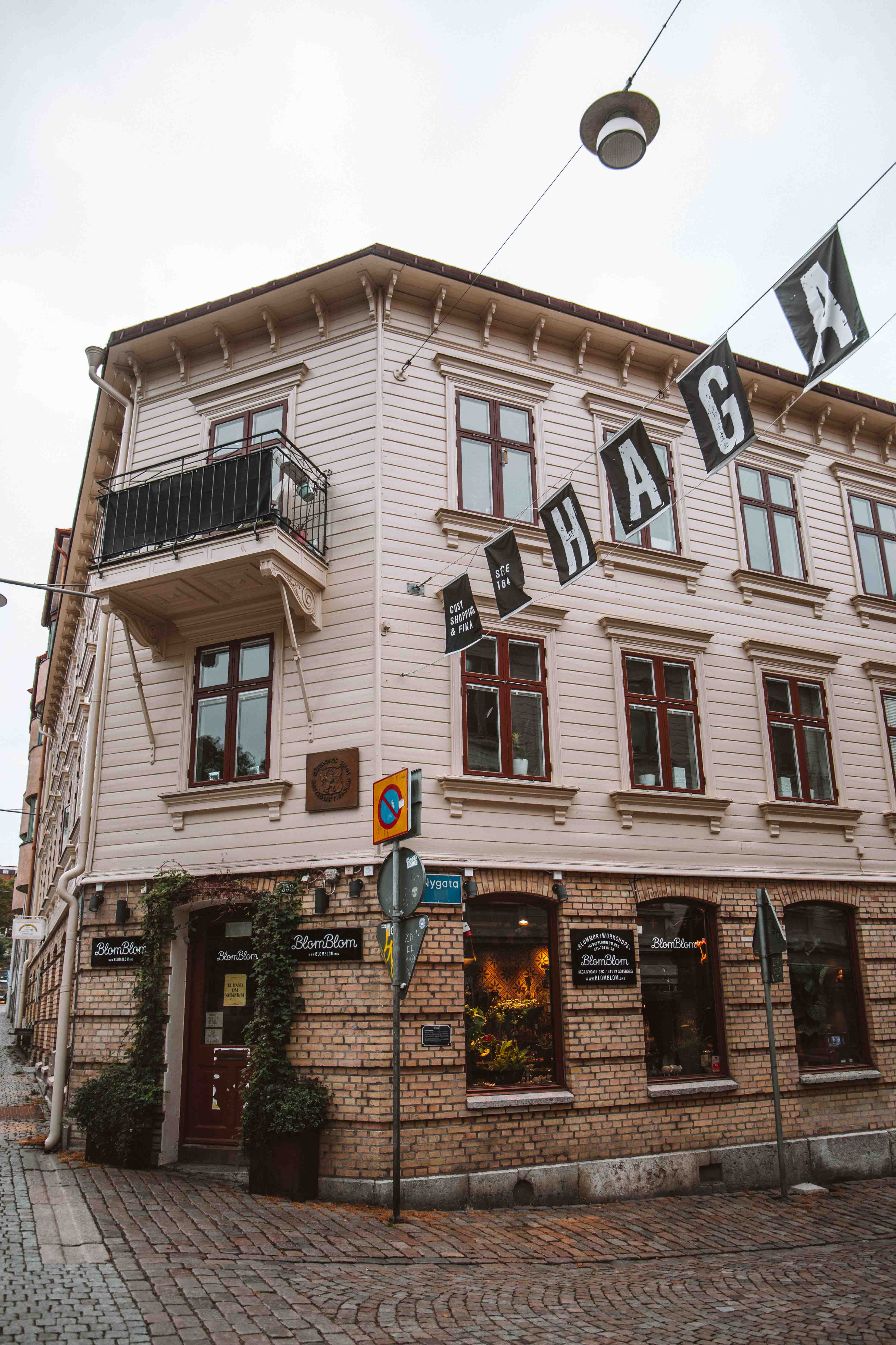 the flower shop at the edge of hagas main street