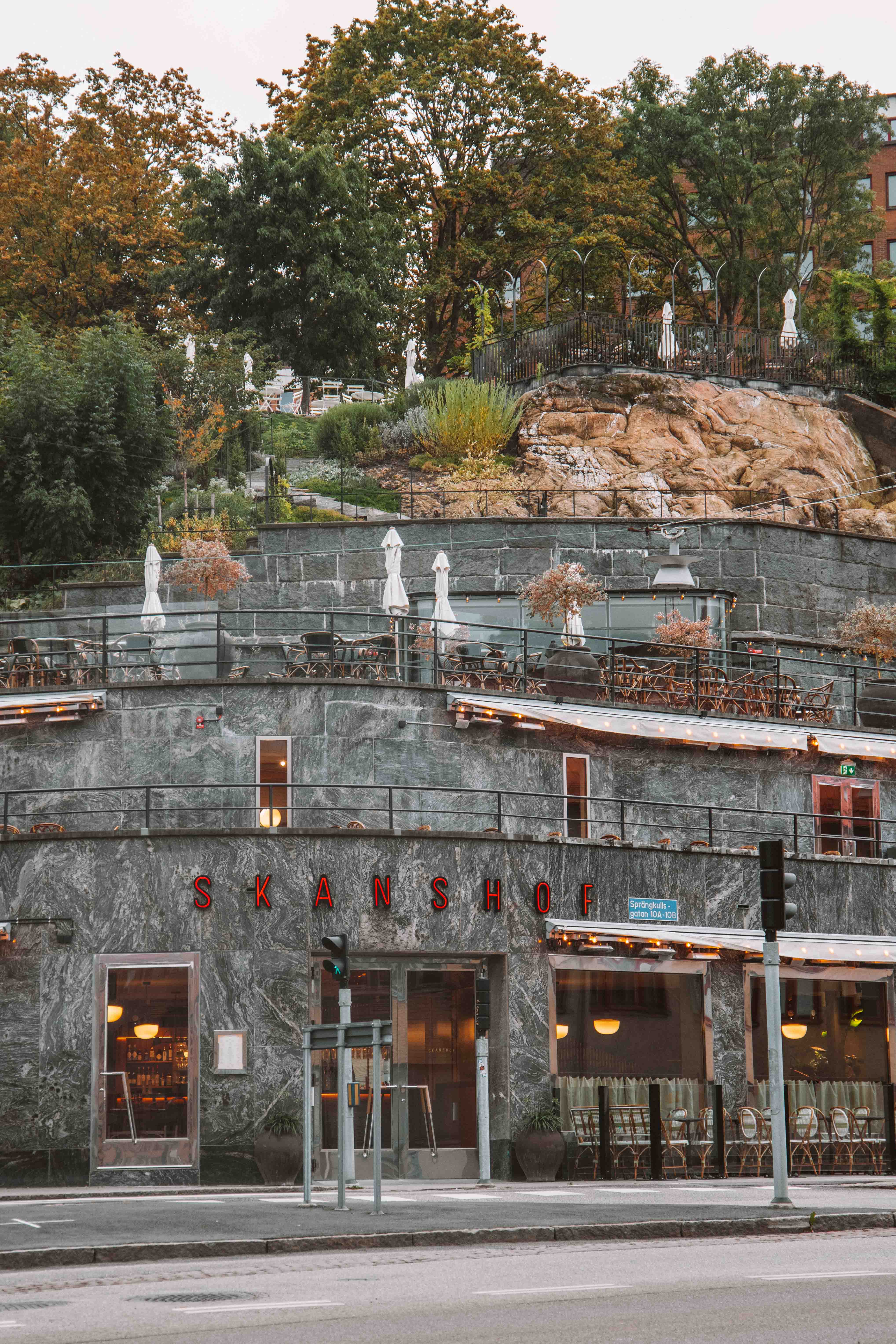 skansenhof rooftop bar in gothenburg