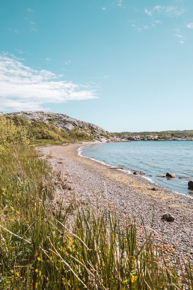 rocky beach on strysö