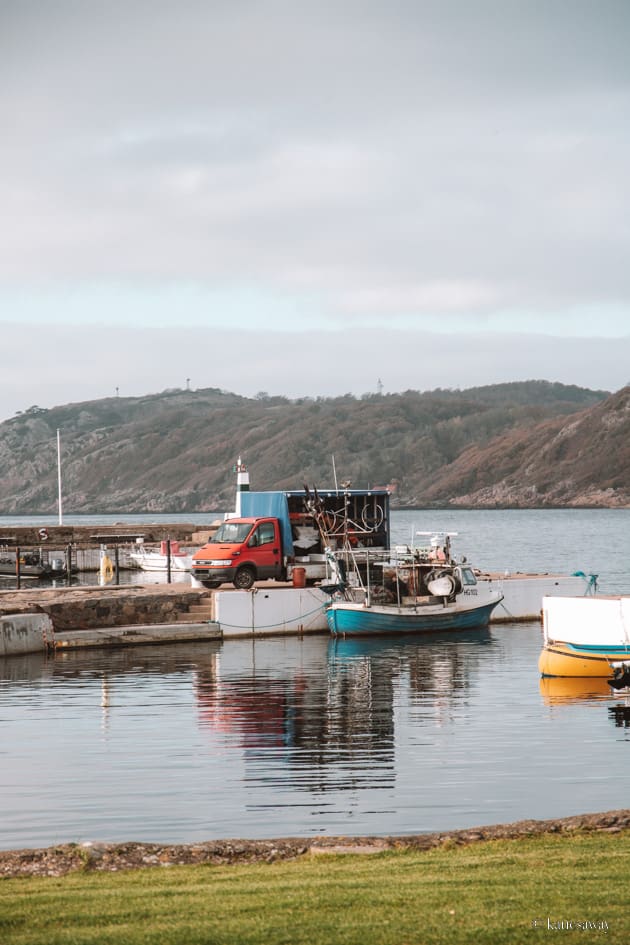 Mölle harbour in teh summer