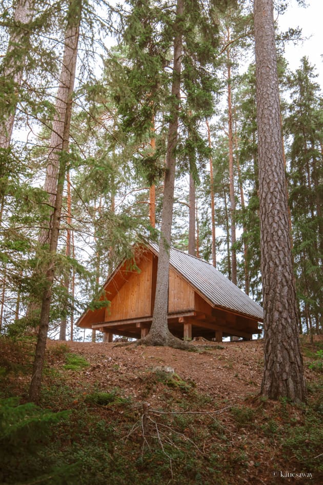 Vikningen bookable windshelter in the DANO Dalsland region