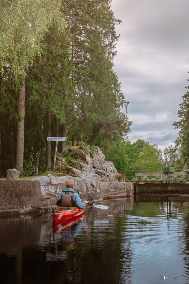 canoe trip sweden