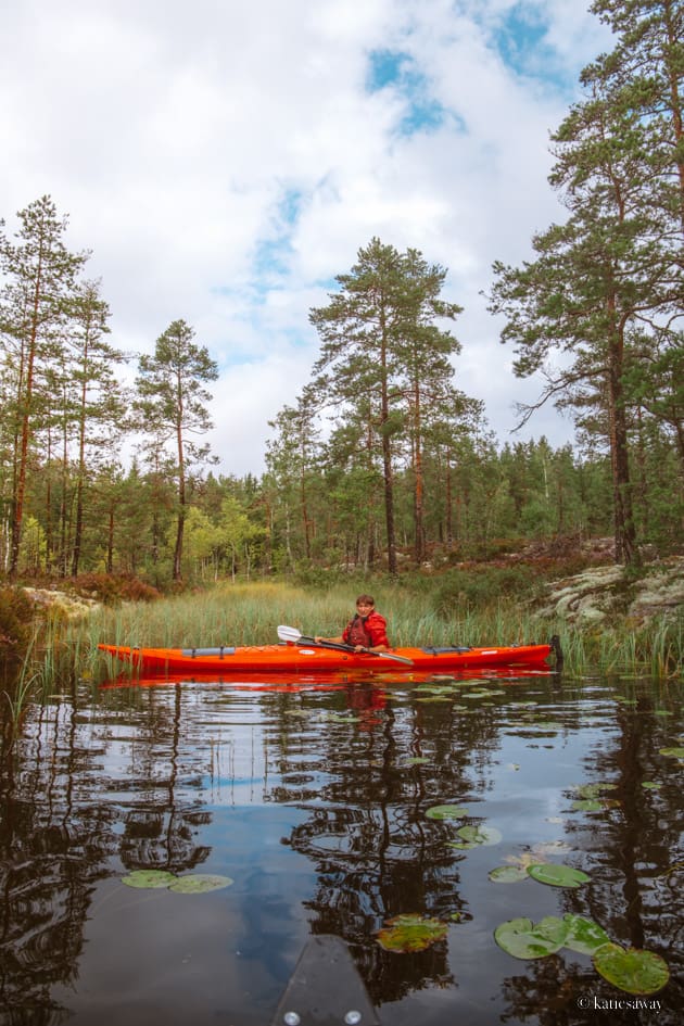 canoe trip sweden