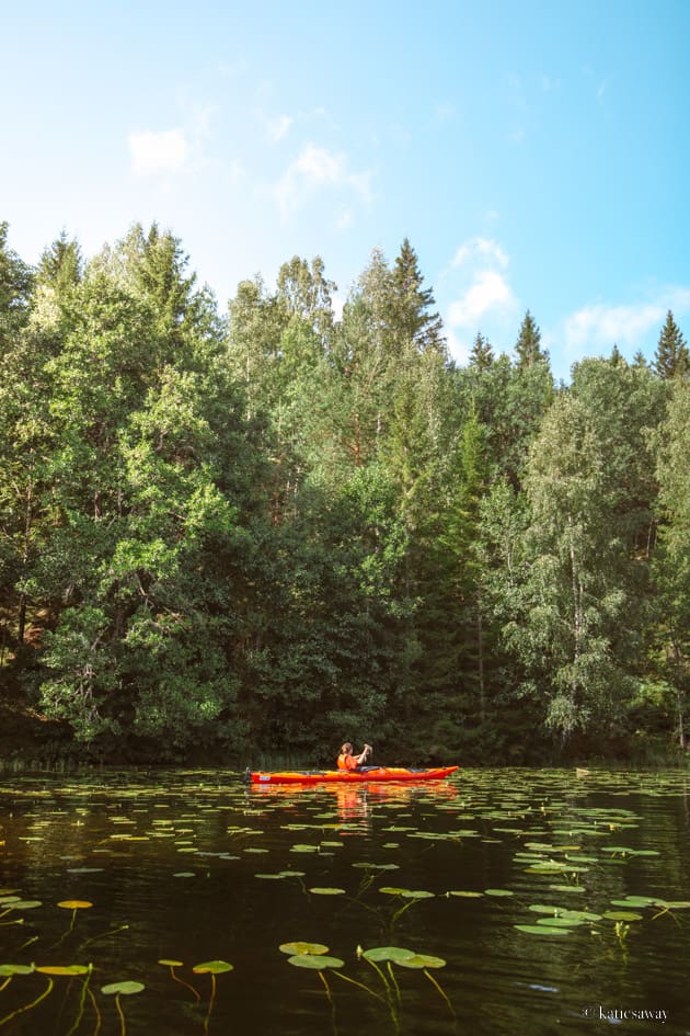 canoe trip sweden