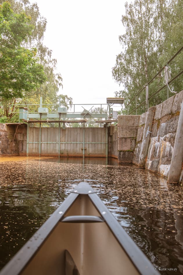 canoe trip sweden