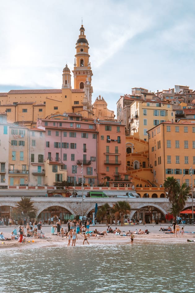 Menton from the water