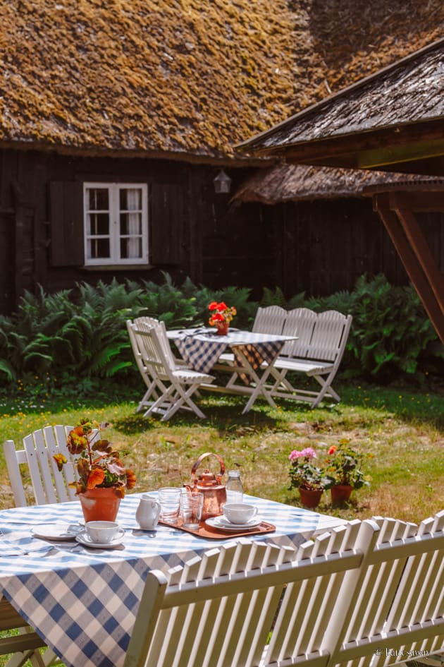 Kafe Sockerarten's outdoor eating area